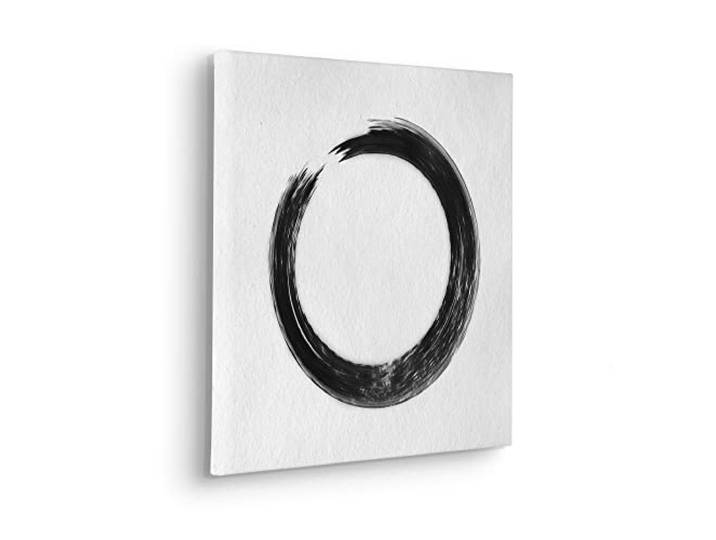 Komar Keilrahmenbild in echt houten frame - Circulair - Afmeting 40 x 40 cm - Muurschildering, Kunstdruk, Wanddecoratie, Design, Woonkamer, Slaapkamer