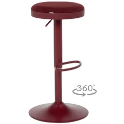 2er-Set Carmen BARACO Barhocker – Rot