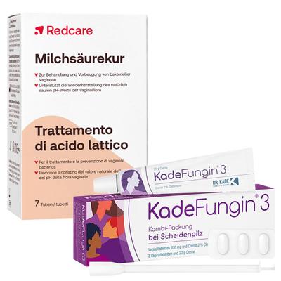 KadeFungin®3 Kombipackung + Redcare Milchsäurekur 1 St Set