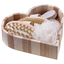 Geschenkset SPA mit Waschlappen und Massagezubehör – 5-teilig