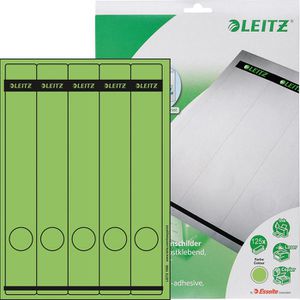 Leitz 1688 Rückenschilder 39 x 285mm grün klebend, 125 Stück