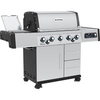 Gasgrill Imperial QS 590 IR edelstahl, mit Infrarot-Seitenbrenner und Heckbrenner, iQue Smart Steuerung