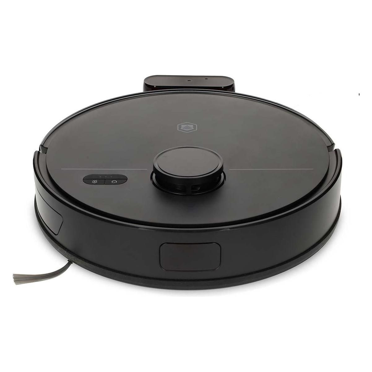 Nedis SmartLife Roboter-Staubsauger | Laser-Navigation | Wi-Fi | Kapazität Auffangbehälter: 0.59 l | (4500 Pa, Wischtuch) (WIFIVCL10CBK)
