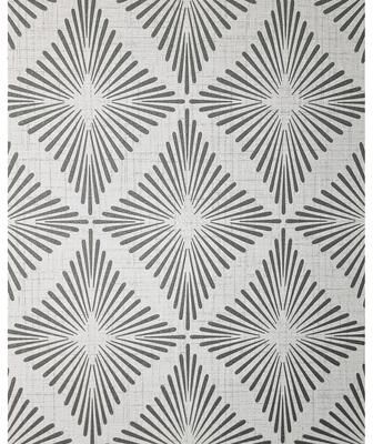 Fine Decor Denver Dark Grey Starburst Wallpaper