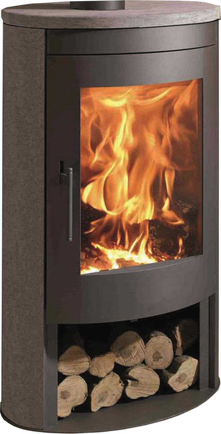 PANADEROAB Kaminofen OVAL 3 STONES, 8,7kW EcoDesign, Energie Label A+ 16929734
