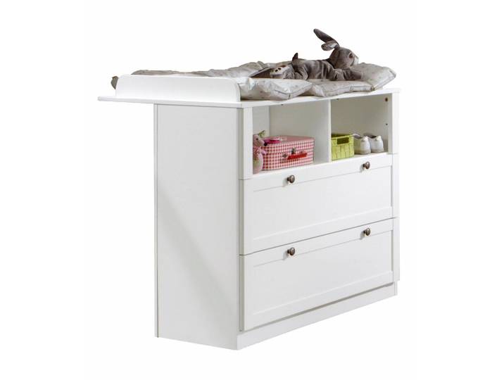Wickelkommode WIMEX Helsingborg , weiss (alpinweiß), B:90cm H:93cm T:75cm, Holzwerkstoff, Wickelkommoden, Wickelkommode