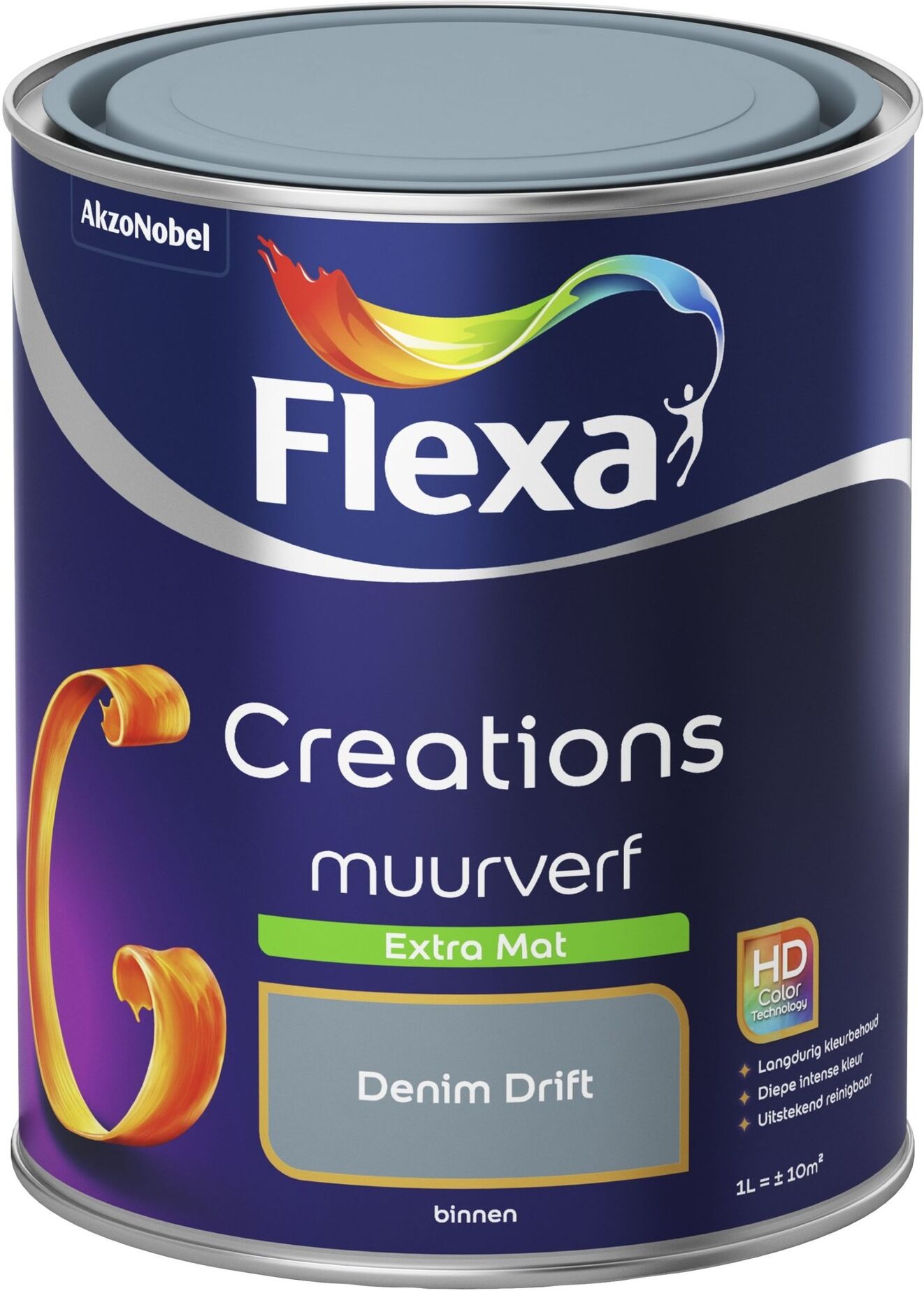Flexa Creations Muurverf Extra Mat - Denim Drift