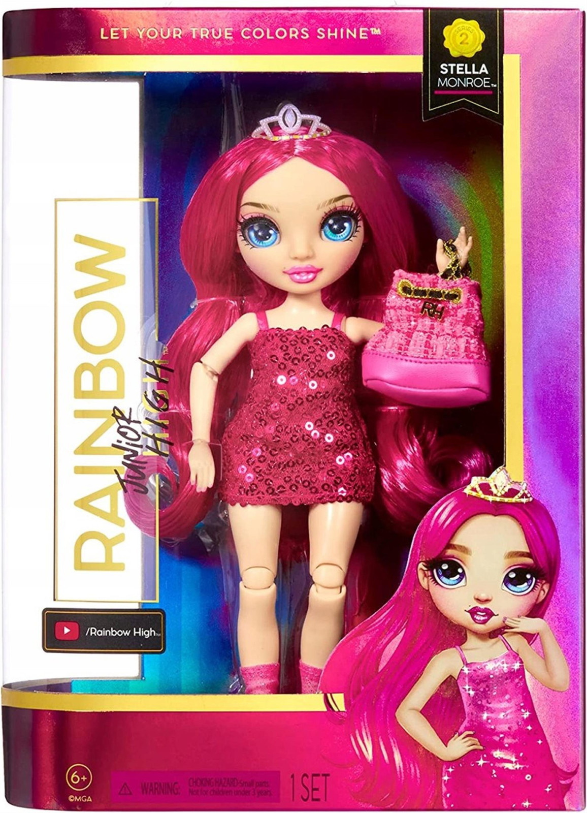 MGA Rainbow High Junior High Poppen Serie 2 Stella Modepop Meerkleurig
