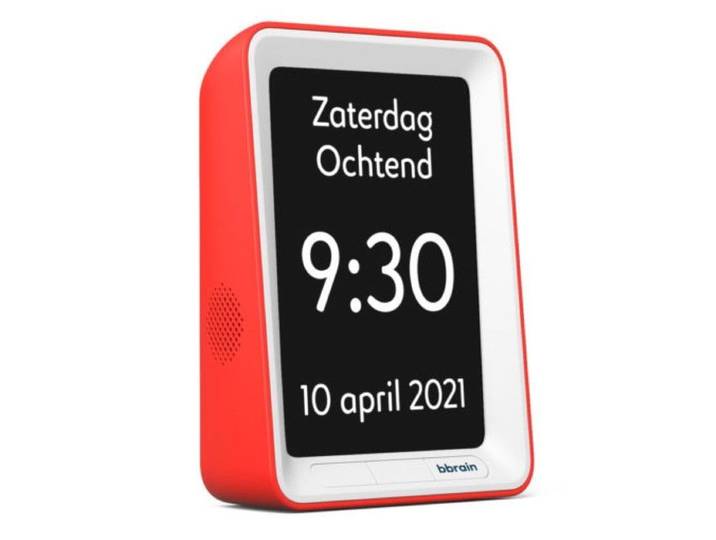 Able2 BBrain - Sprekende kalenderklok - 20 herinneringsberichten - Rood