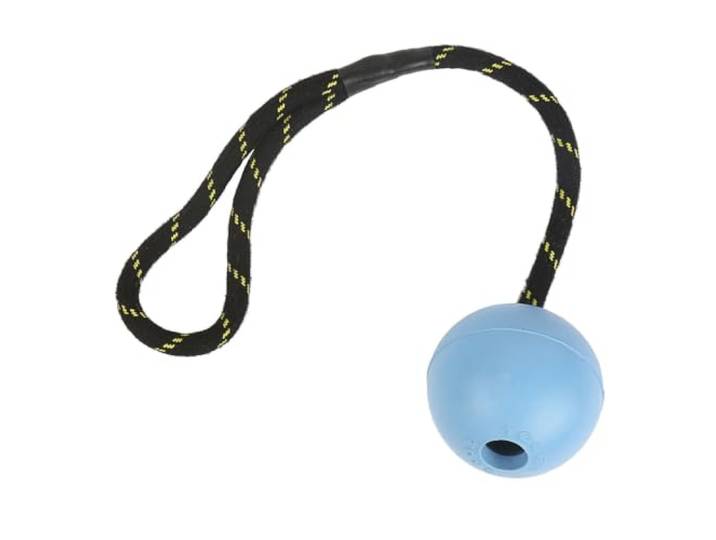 Happy Pet Touw Bal 6,3 cm, 3.25 Rubber Solid Ball, Touwbal 8,3 cm
