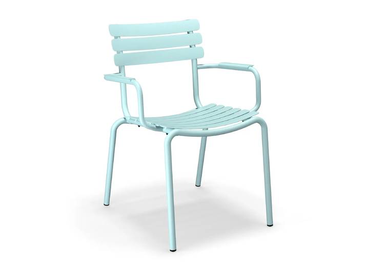 HOUE - ALUA Outdoor Dining Armlehnstuhl, ice blue
