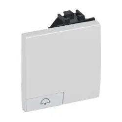Legrand N4915M2DN Wippe + Glocke 2-Modulig Weiss