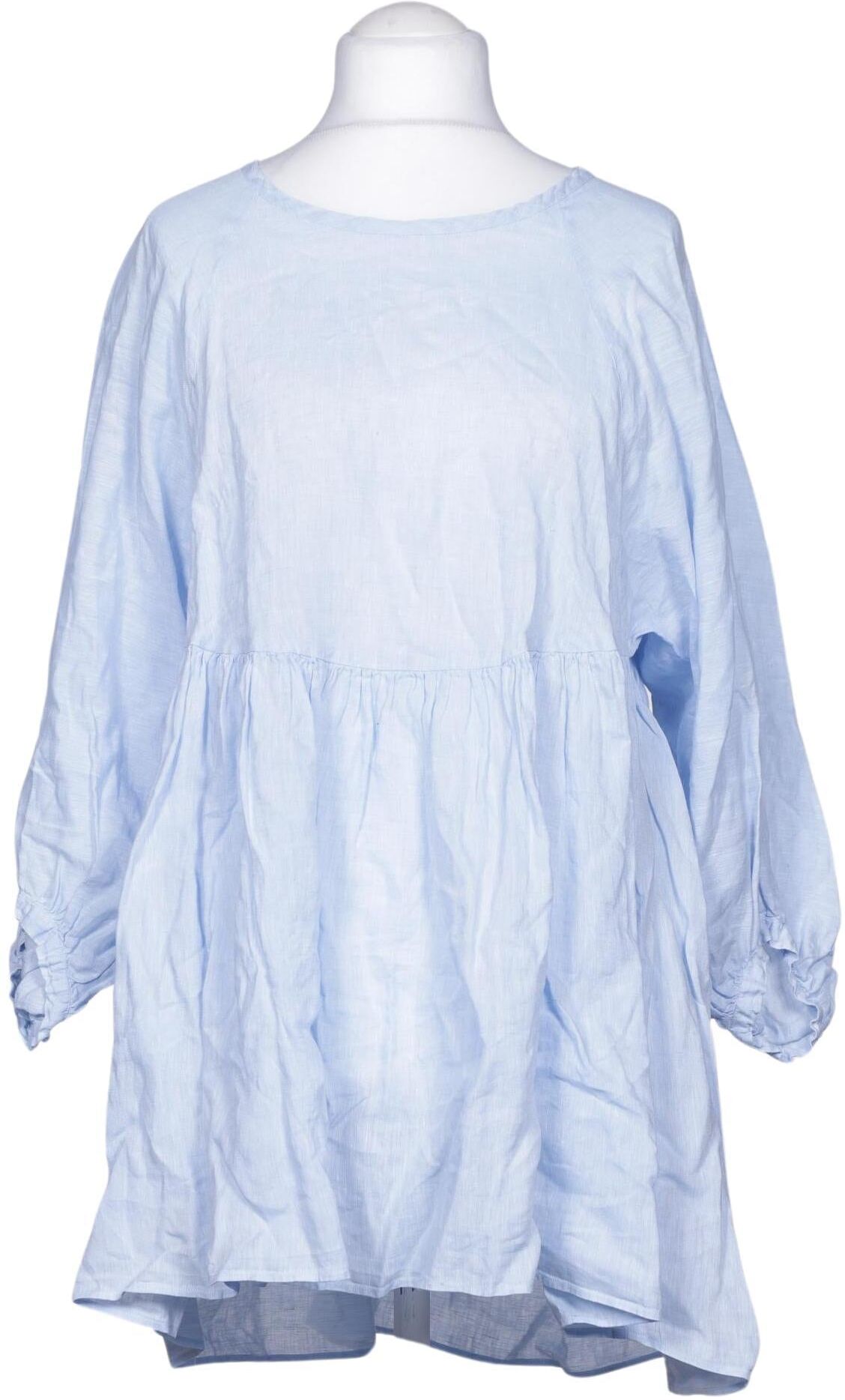 Robert Friedman Damen Kleid, Hellblau, Gr. M, Leinen - Second Hand