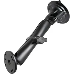 Rammount Montagebasis Twist-Lock 1 Ball, Saugnapf, Smartphone Halterung, Schwarz
