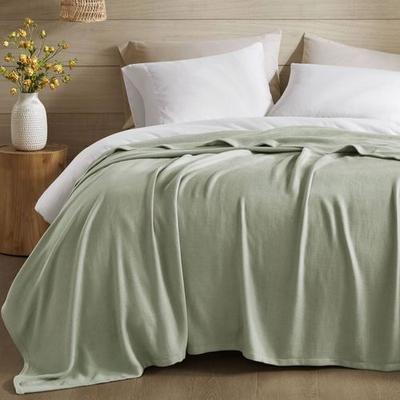 Jla Home/Bed Elegance Blanket, King, Sage