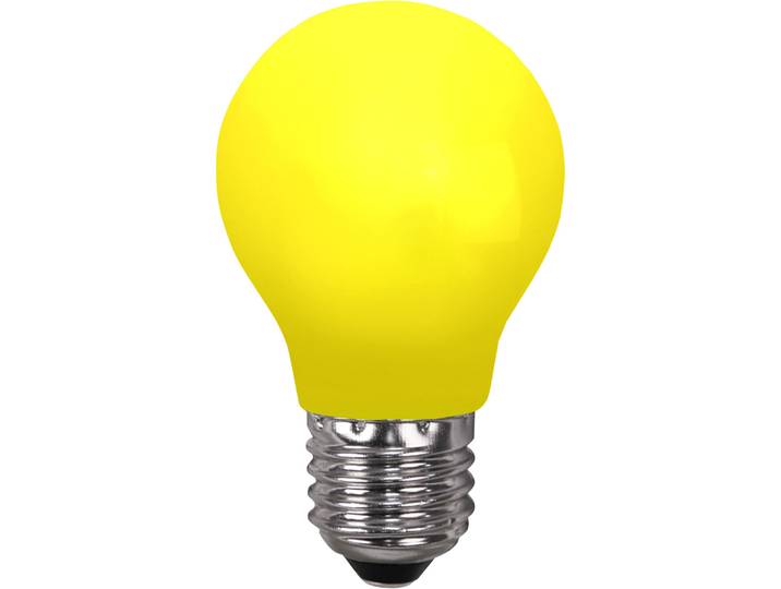 Bulbs Leuchtmittel Bulb Outdoor Polycarbonat E27 T 5.5 cm 0.9 W - Farbe: gelb - LED - LED Leuchtmittel
