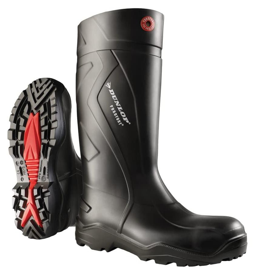 Dunlop Purofort+ veiligheidsschoenen voor de landbouw, zwart, maat 39
