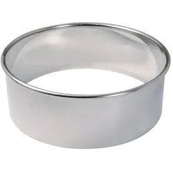 Gobel - Dose mit 8 Ausstechformen, rund, glatt - Edelstahl - gerollter Rand - Ø 30 bis 110 mm H 40 mm - 880101