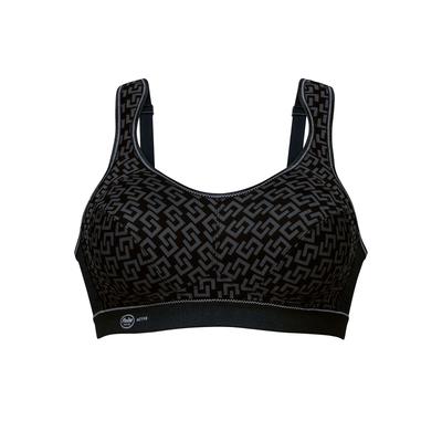 Sport-BH ANITA "Sport BH extreme control", Damen, Gr. 95, Cup E, schwarz (arcade), Obermaterial: 76% Polyester PES. 19% Polyamid PA. 5% Elasthan EL., BHs Sport-BH
