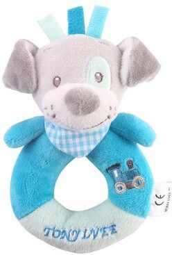 Uplift Picks Baby Rattle Toy Plush Elephant And Bear Teether For Newborns ring Dog