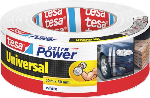 tesa UNIVERSAL 56389-00002-06 Gewebeklebeband tesa extra Power Weiß (L x B) 50 m x 50 mm 1 St.