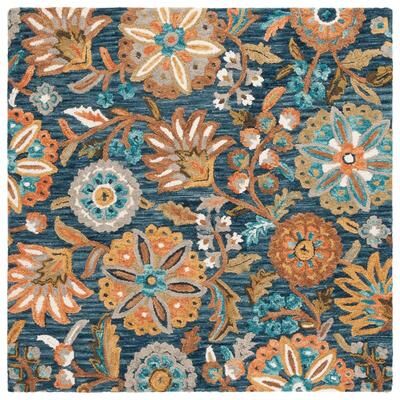 SAFAVIEH Handmade Blossom Susete French Country Wool Rug