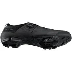 Shimano, Unisex, Veloschuhe, XC302 breit (42), Schwarz