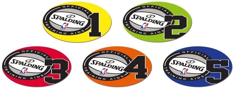 Basketball SPALDING "Shooting Spot Set", bunt, Bälle, Basketball bunt Einheitsgröße