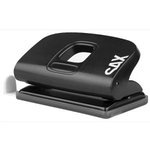 Sax Locher Design Easy Pro 158 XS, 0-158-19, schwarz, Bürolocher, Stanzleistung ca. 10 Blatt