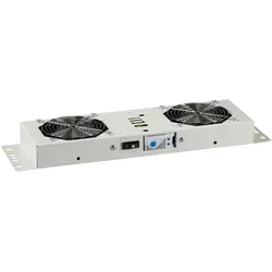 EFB 691656GR Lüftereinheit 2-fach, Plug & Play, RAL7035