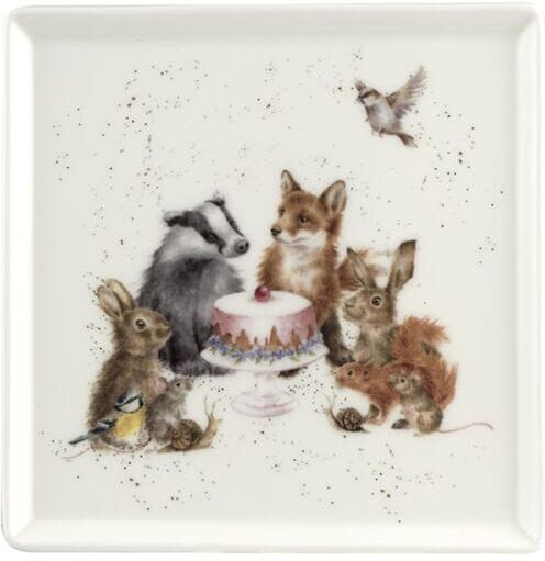 Wrendale Designs 'Woodland Party' Square Plate