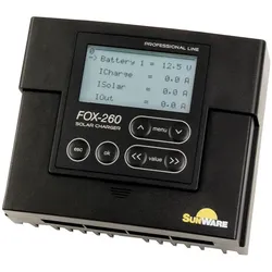 SunWare FOX-260 LCD Solar Laderegler