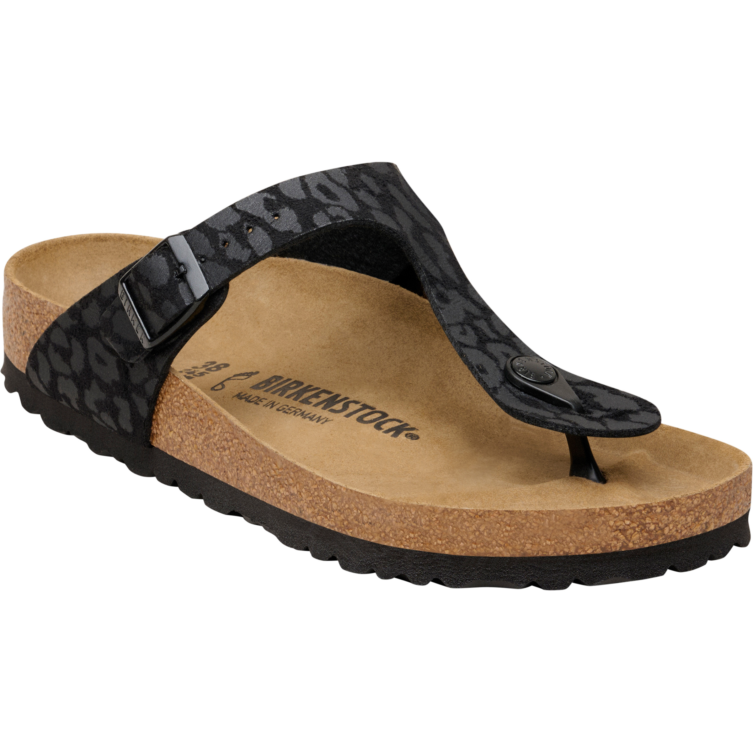 Birkenstock Gizeh Synthetics Regular Sandale Damen Sandalen braun Größe 42 Lifestyle