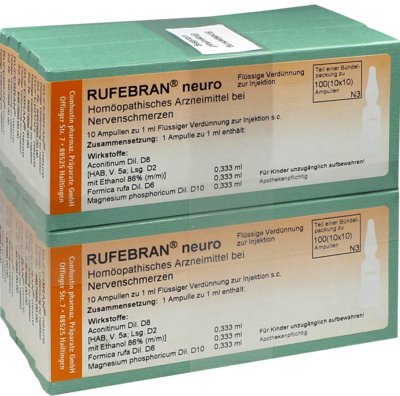 COMBUSTIN Pharmazeutische Präparate GmbH RUFEBRAN neuro Ampullen 100 St 02948588