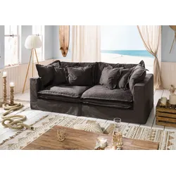 Sofa 2-Sitzer 238x117x90 dunkelgrau SYLT