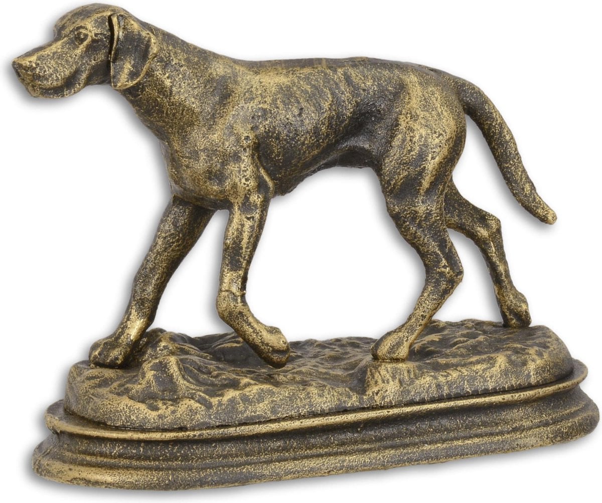 Decoratief Beeld Gietijzeren Hond Op Voet voor op Tafel