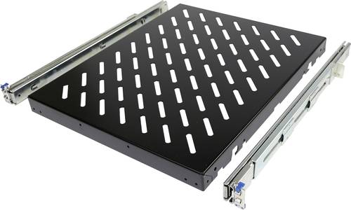 Rittal 5501.675 19 Zoll Netzwerkschrank-Geräteboden 1 HE Ausziehbar Geeignet für Schranktiefe: ab 600mm Schwarz