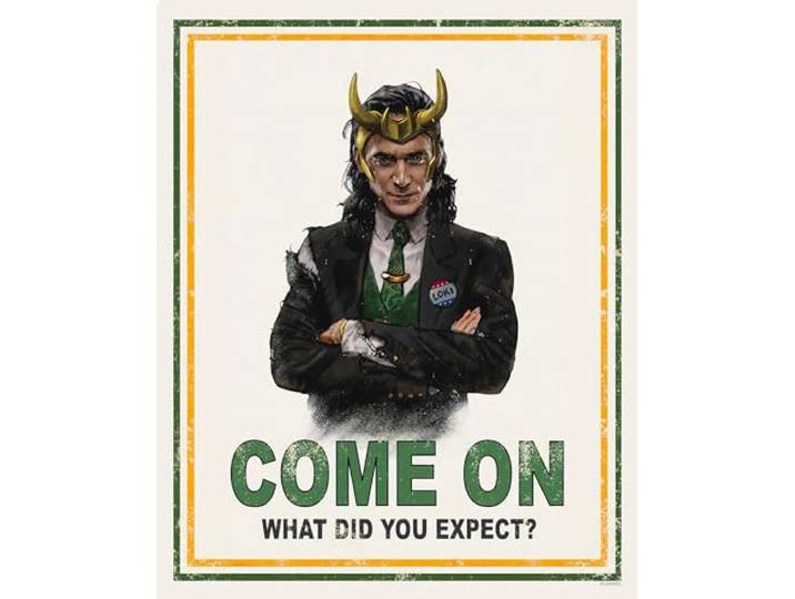 Komar Wandbild - Loki for President - Größe 40 x 50 cm - Ohne Rahmen - Poster, Kunstdruck, Kinderzimmer, Wanddekoration