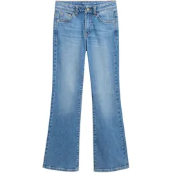 Tom Tailor Kinder-Jeanshose mit Schlag - Mädchen - Gr. 140 - dunkelblau