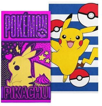 "Pokemon Sweet Sumr Pika Beach Pika 2PK Beach Towels - 30"" x 60"""