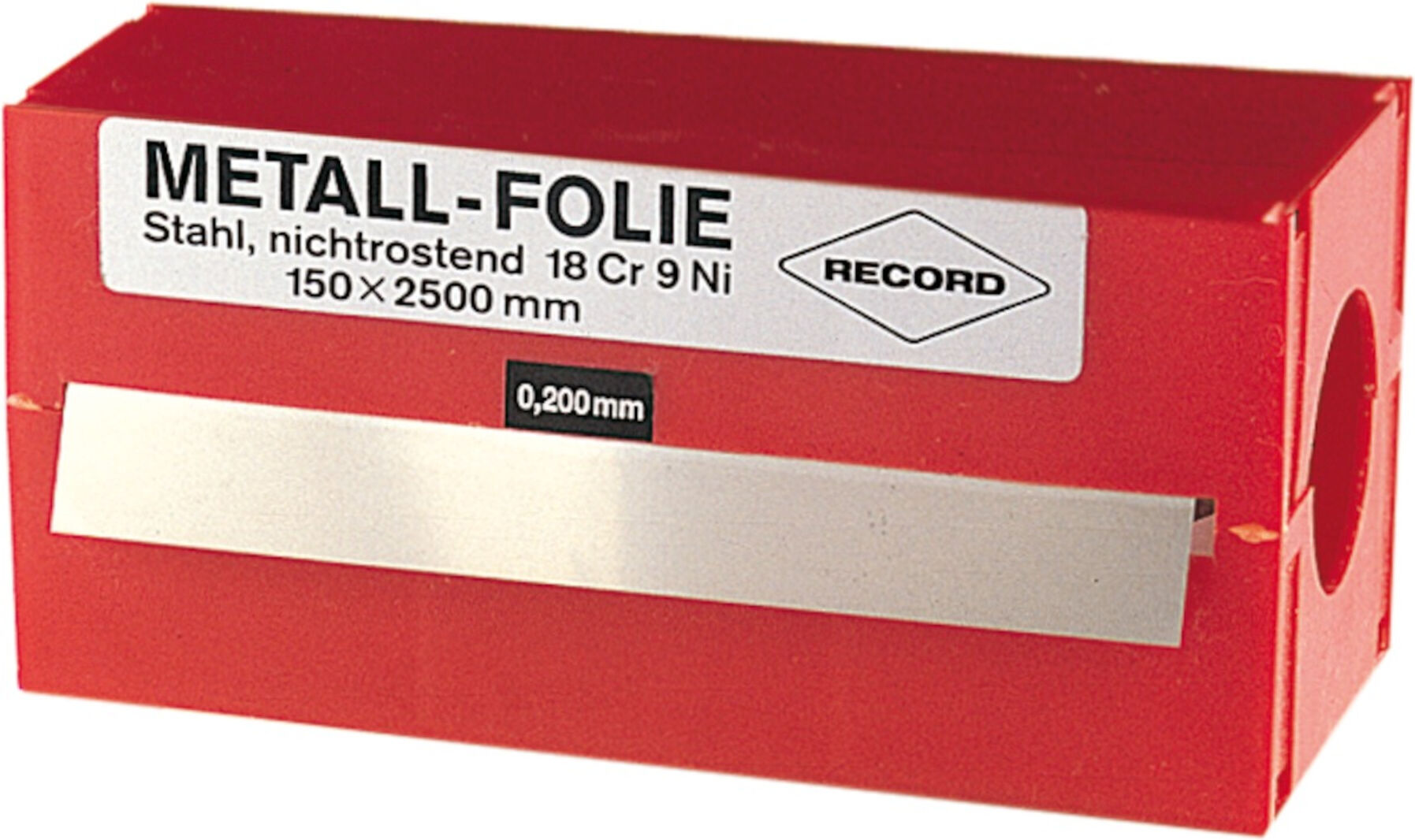 HOLEX Folienband 150 × 2500 mm Werkstoff 0,025 mm C-Stahl (478720 0,025)