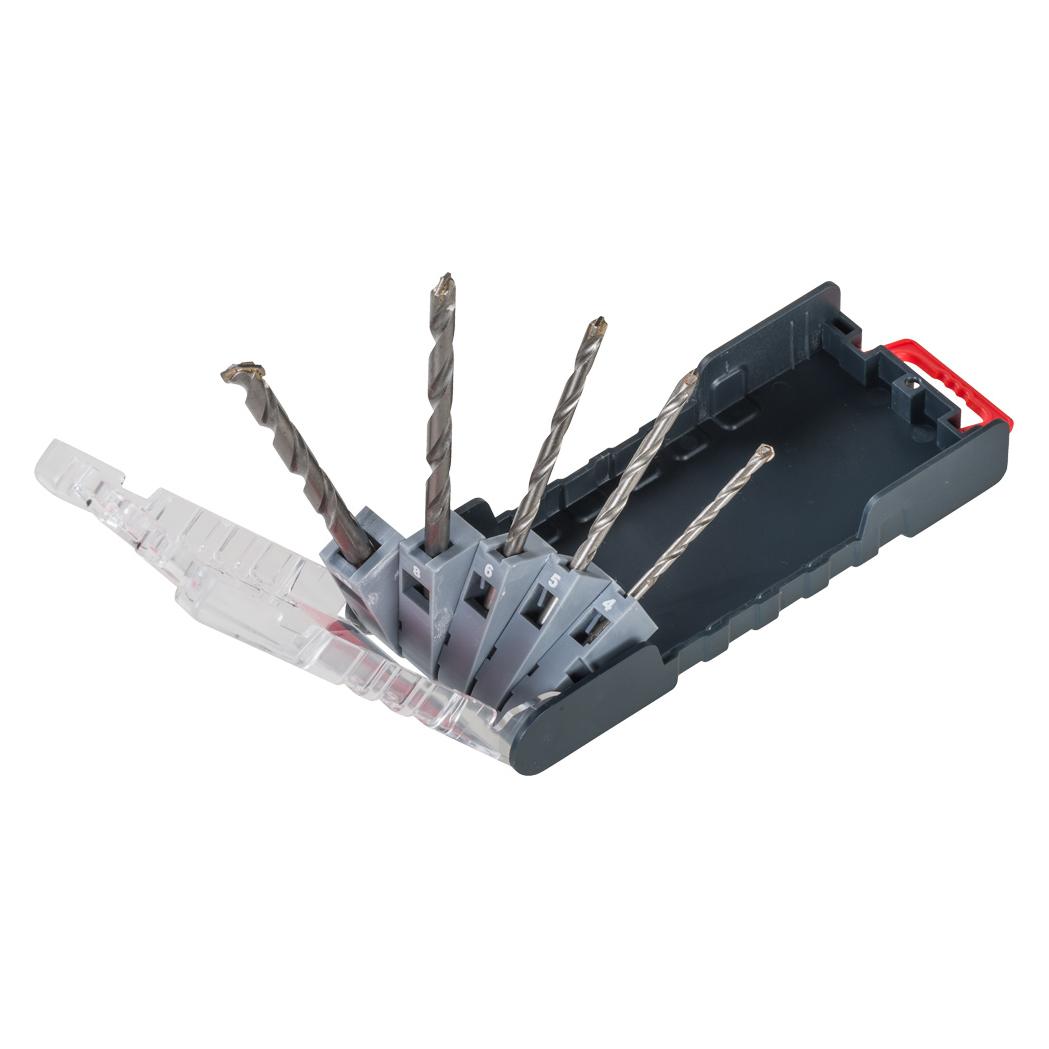 kwb Stein Bohrer Kassette 5tlg PWRBOX (10 mm, 4.0, 5.0, 6.0, 8.0) (109140)