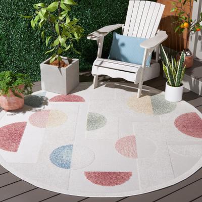 SAFAVIEH Sarasota Severine Indoor/ Outdoor Waterproof Patio Backyard Rug