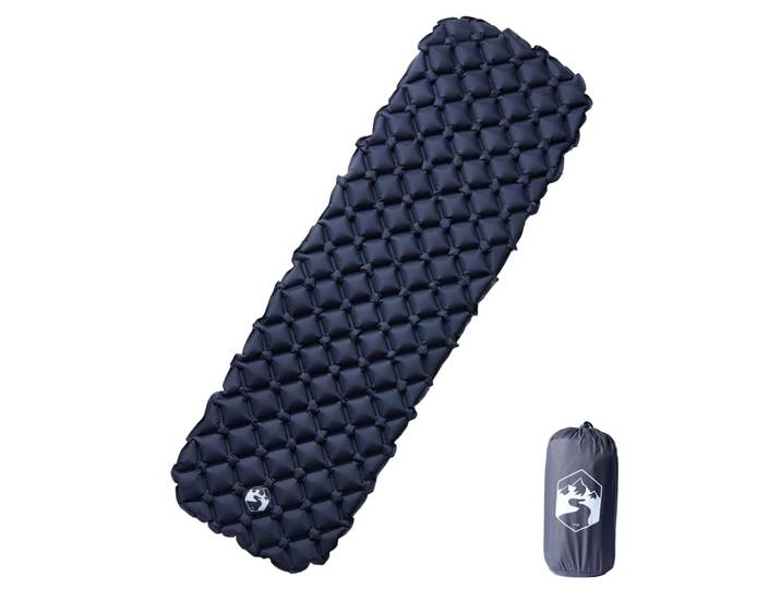 vidaXL Aufblasbare Isomatte Grau 190x58x6 cm