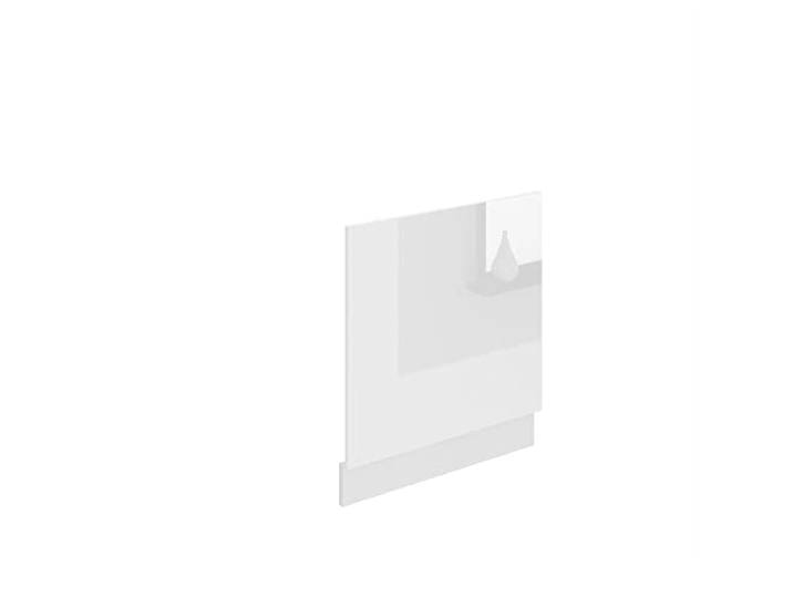 Belini Frontblende PO 60 cm, ohne Arbeitsplatte, Weiß Hochglanz ohne Griff, Geschirrspüler Frontblende Breite, Frontplatte für Spülmaschine