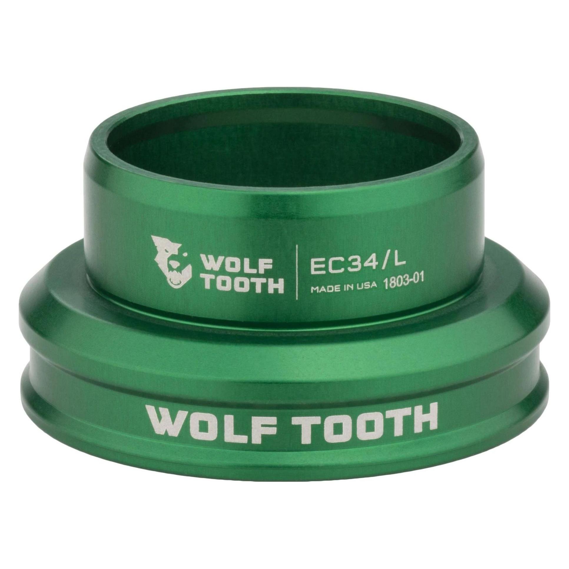 Wolf Tooth Performance Steuersatz Unterteil, 1 1/8", EC34/30, green (40086987)