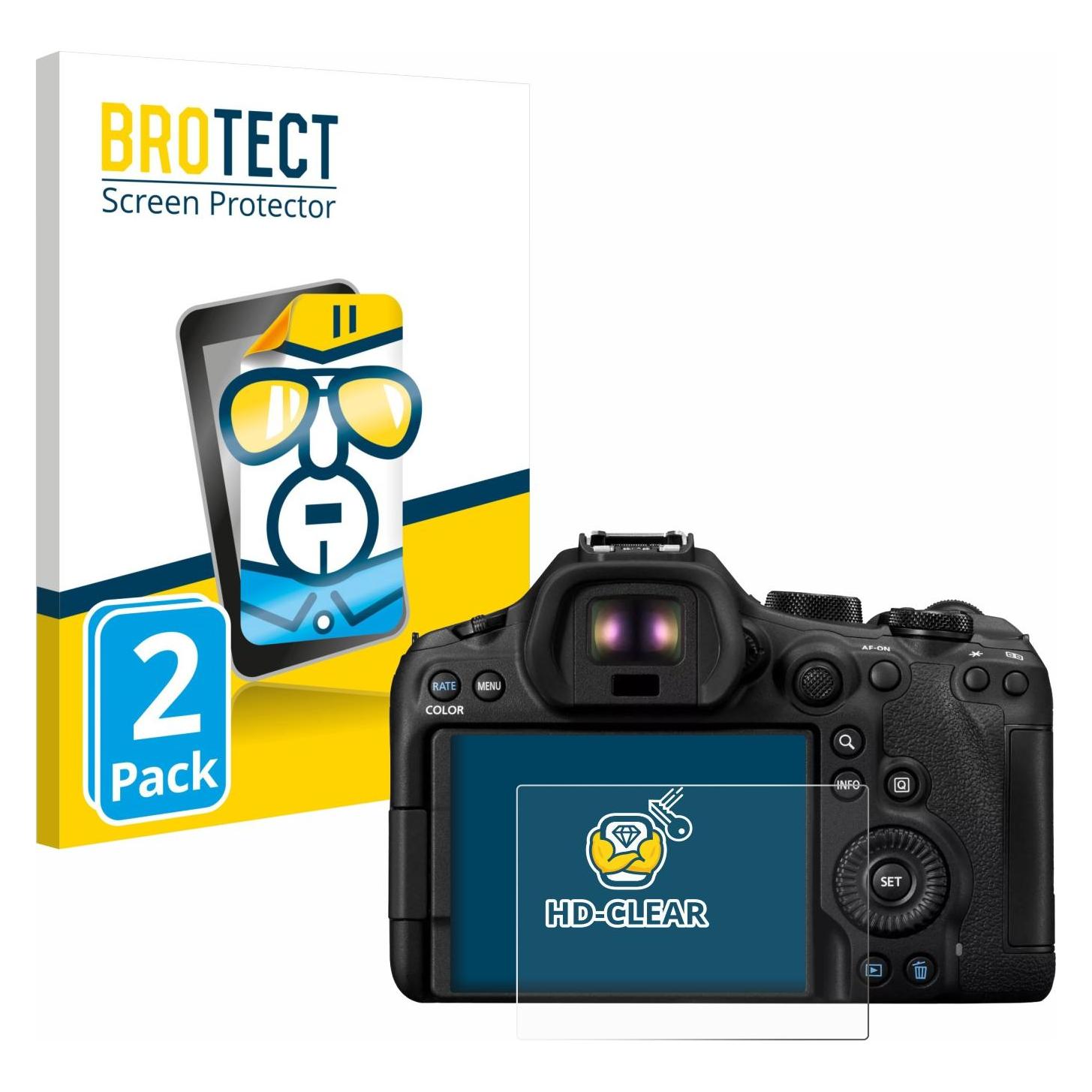 Brotect Schutzfolie für Canon EOS R6 Mark III Displayschutz Displayschutzfolie Folie Klar Transparent (1861573)