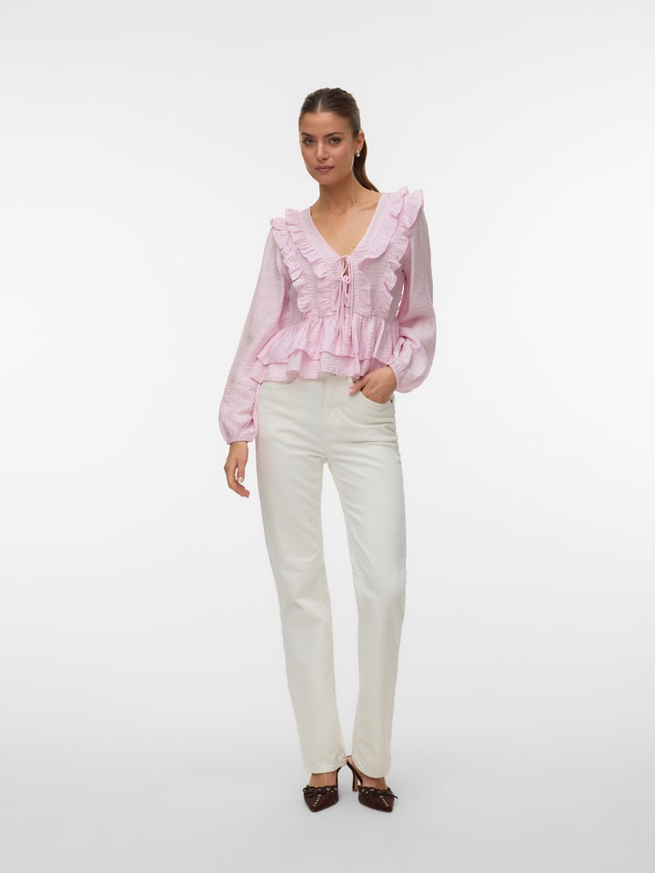Vero Moda Bluse in Rosa - L