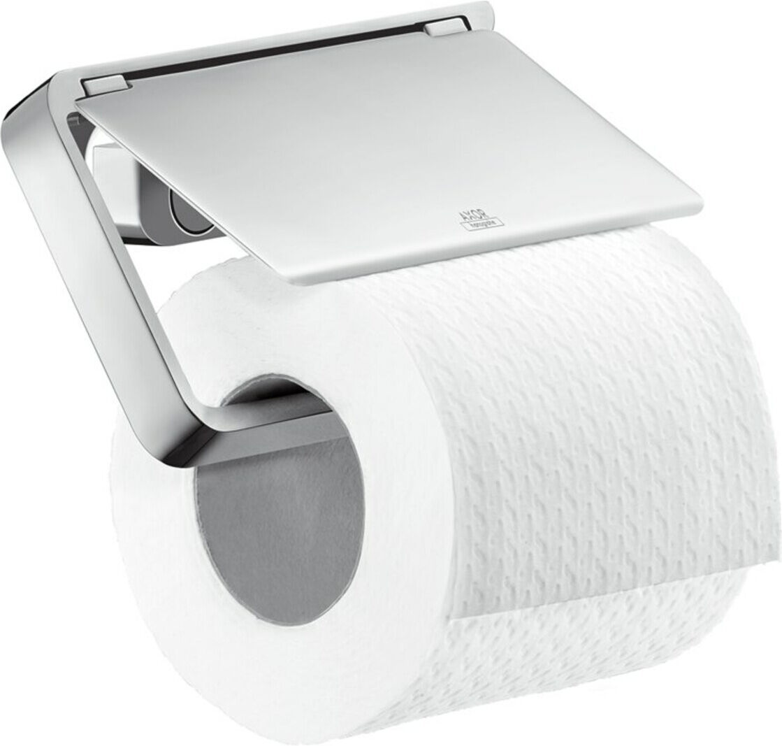 Hansgrohe Papierhalter Axor universal mit Deckel, Metall, chrom (42836000)