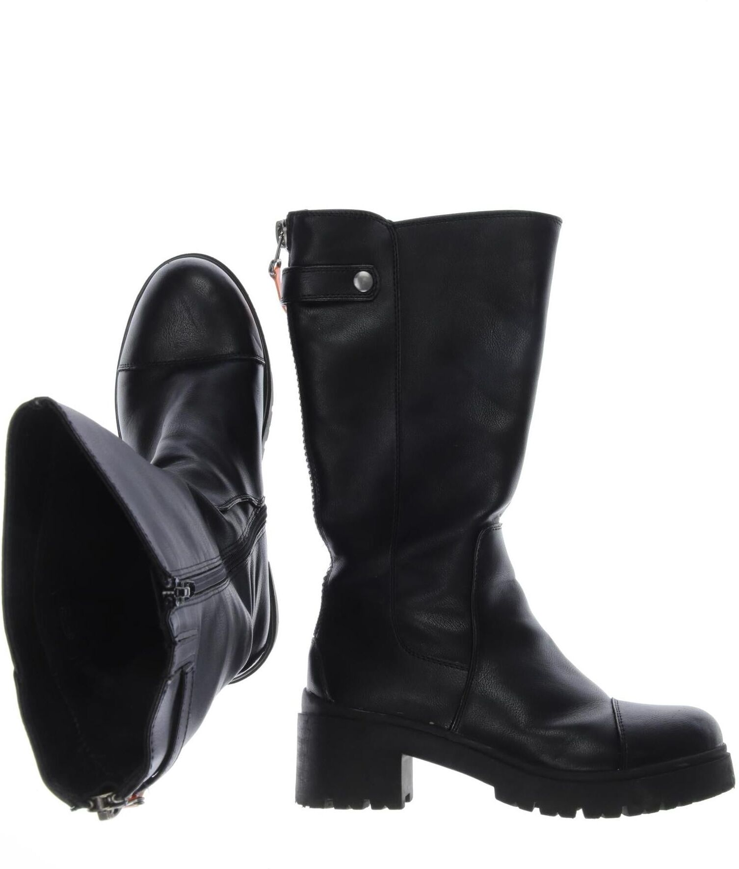 Garcia Damen Stiefel, Schwarz, Gr. EU 36, Kunstleder - Second Hand